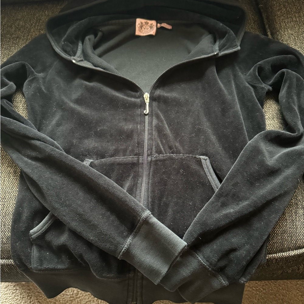 Black juicy couture hoodie